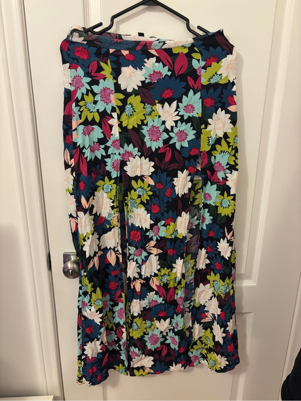 Guess Floral Maxi Skirt - Navy Multi